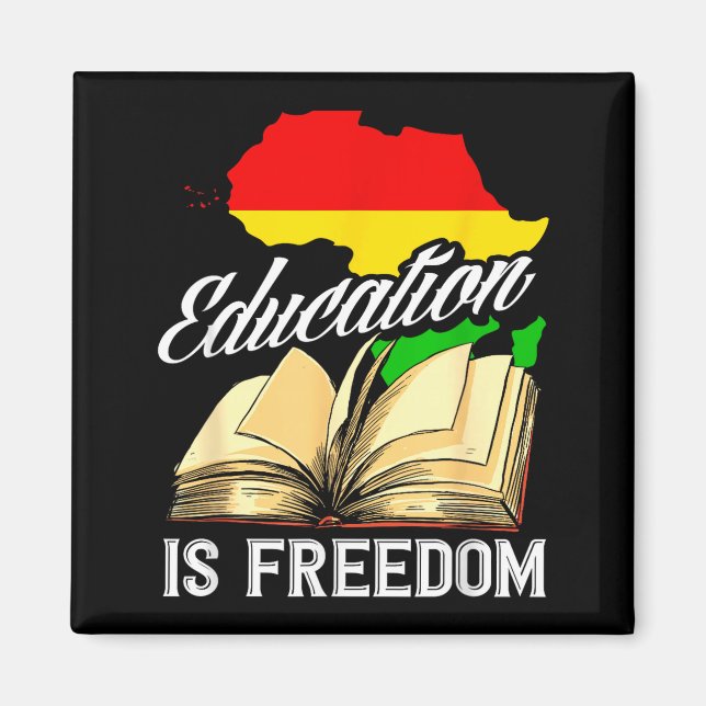 svarta historiemånaden Afrika arv afrikansk utbild Magnet (Framsidan)