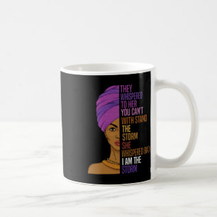 Svarta historiemånaden Afrikansk kvinna Afro Jag ä Kaffemugg