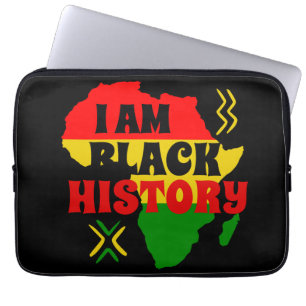 svarta historiemånaden, afroamerikansk laptop fodral