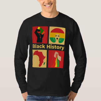 Svarta historiemånaden, afroamerikansk stolthetshi t shirt