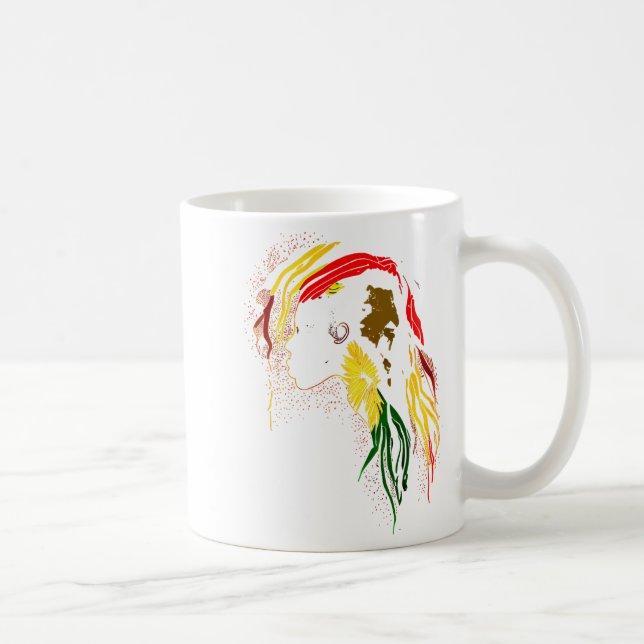 Svarta historiemånaden Afroamerikanska förfäder R  Kaffemugg (Höger)