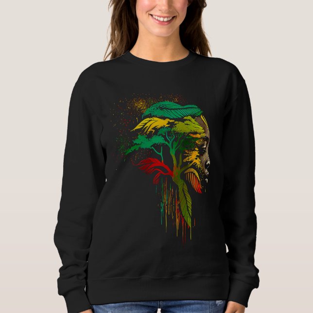 Svarta historiemånaden  Afroamerikanska förfäders  T Shirt (Framsida)