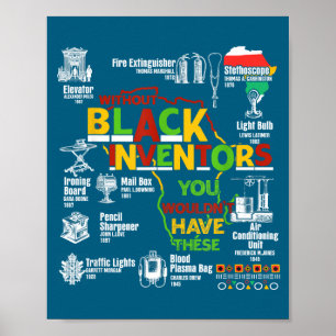 Svarta historiemånaden afroamerikanska kvinnor män poster
