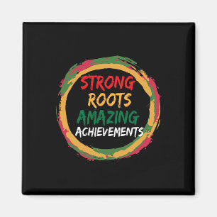 svarta historiemånaden afroamerikanska landscelele magnet