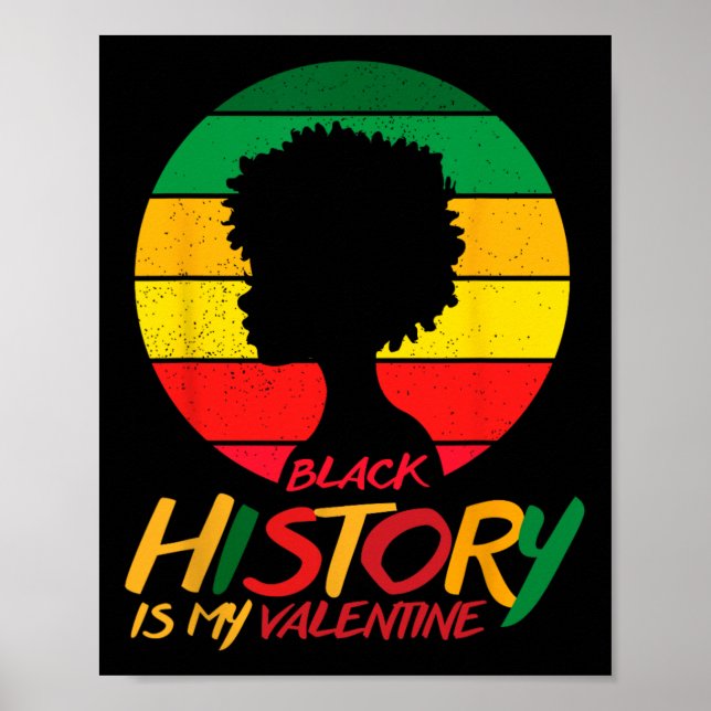 Svarta historiemånaden är min valentin flicka poster (Framsidan)