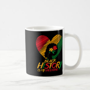 Svarta historiemånaden är mina Alla hjärtans kvinn Kaffemugg
