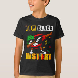 Svarta historiemånaden Barn Män Kvinnor Dabba Hjär T Shirt