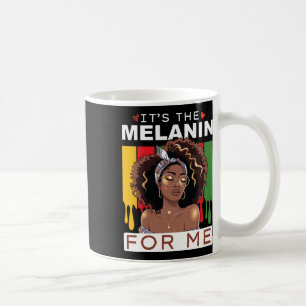 Svarta historiemånaden Det är melaninet för mig Bh Kaffemugg