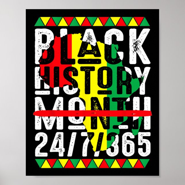 Svarta historiemånaden En månad kan inte hålla vår Poster (Framsidan)