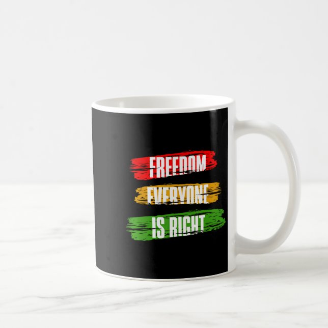Svarta historiemånaden Frihet Alla har rätt 1 T  Kaffemugg (Höger)