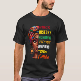 Svarta historiemånaden hedrar det förflutna och in t shirt