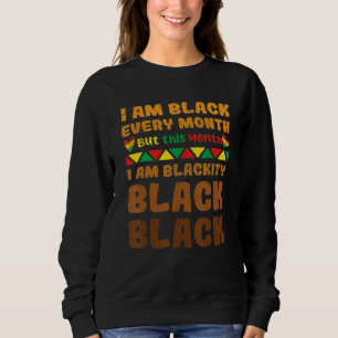 Svarta historiemånaden Jag är svart varje månad Bl T Shirt