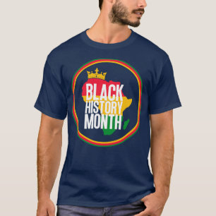 Svarta historiemånaden karta 44 t shirt
