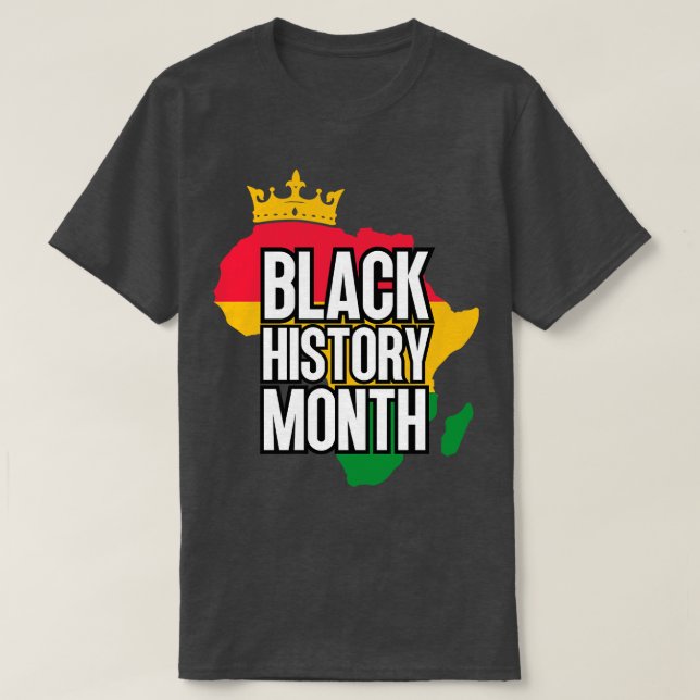 Svarta historiemånaden karta 57 t shirt (Design framsida)