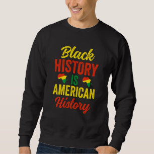 Svarta historiemånaden kvinnor afroamerikanska t-s lång ärmad tröja