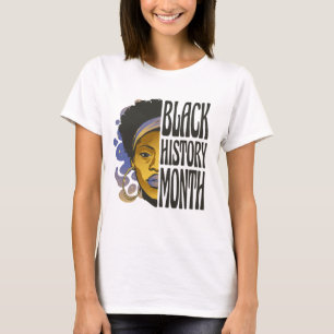 Svarta historiemånaden - Melanin Kvinna Drottning T Shirt