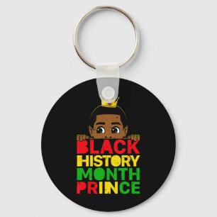 Svarta historiemånaden Prince Afrikansk Melanin Po Nyckelring