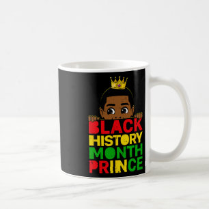 Svarta historiemånaden Prins Afrikansk Melanin Poj Kaffemugg