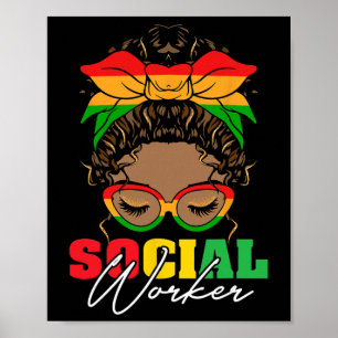 Svarta historiemånaden Socialarbetare Socialt arbe Poster