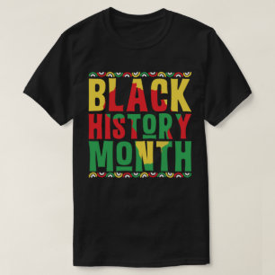 Svarta historiemånaden - stolt och modig t shirt