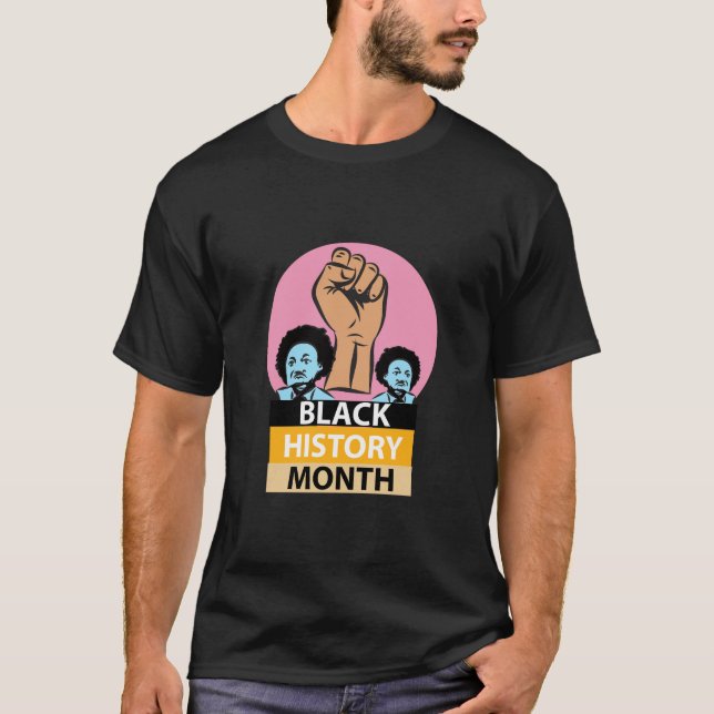 Svarta historiemånaden t shirt (Framsida)