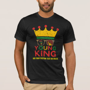 Svarta historiemånaden Ung King Rustic BLM T Shirt