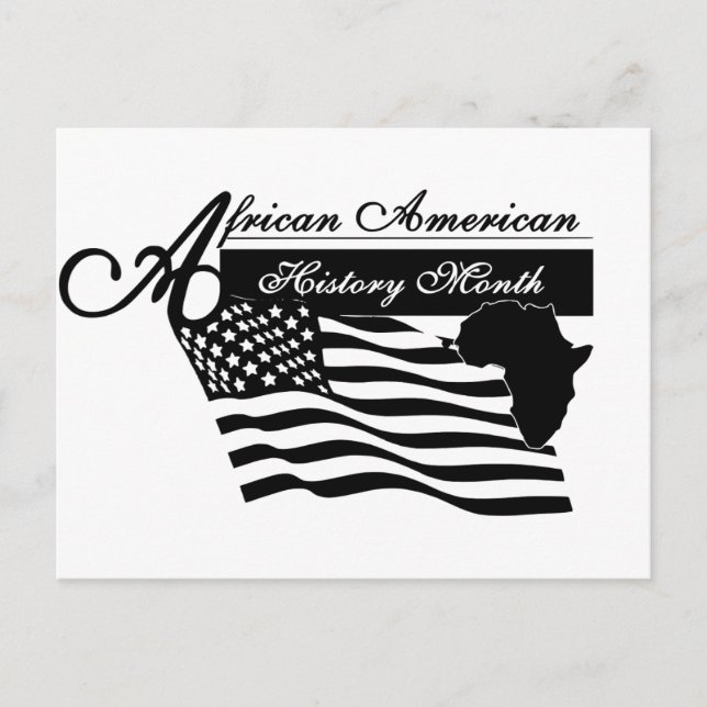 Svarta historiemånaden vykort (Framsida)