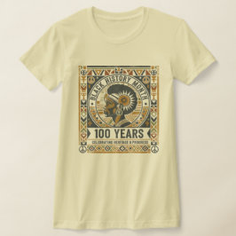 Svarta historiemånadens 100-årsjubileum T-shirt