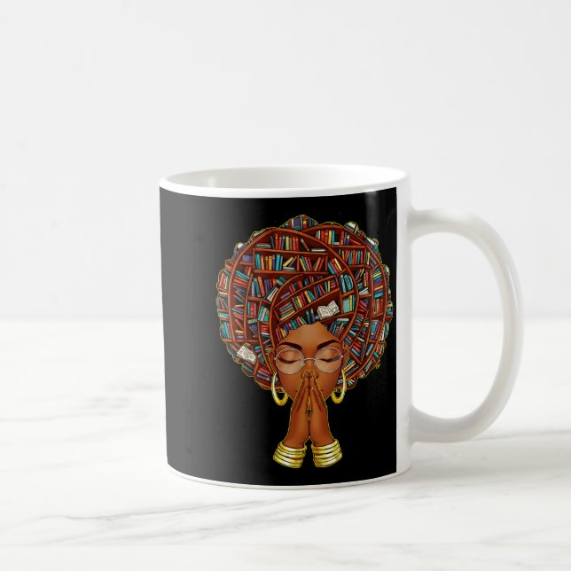 Svarta historiemånadens afroamerikanska bokälskand kaffemugg (Höger)