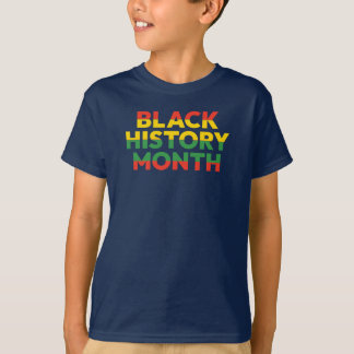 Svarta historiemånadens barnt-shirt t shirt