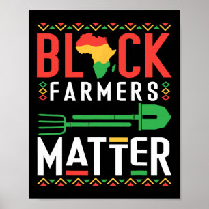 svarta historiemånadens bönder problem afroamerika poster
