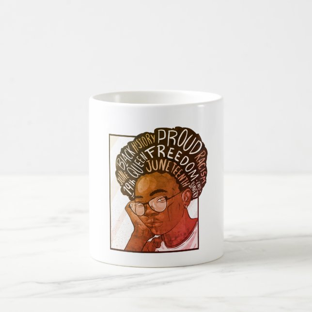 Svarta historiemånadens citat - Afrikanska kvinnor Kaffemugg (Center)