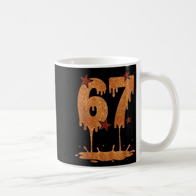 Svarta historiemånadens Dripping 67 Cool Meme 6 7  Kaffemugg (Höger)