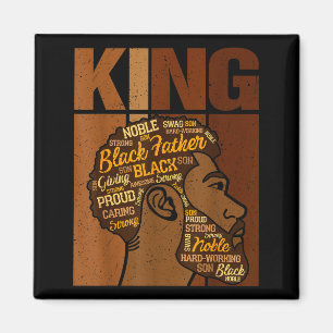 Svarta historiemånadens kung afrikansk melanin far magnet