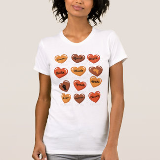 Svarta historiemånadens kvinnor Melanin Ikoner T Shirt
