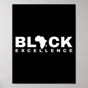 Svarta historiemånadens medvetenhet Afroamerikansk Poster