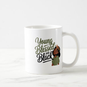 Svarta historiemånadens medvetenhet Blessed Black Kaffemugg