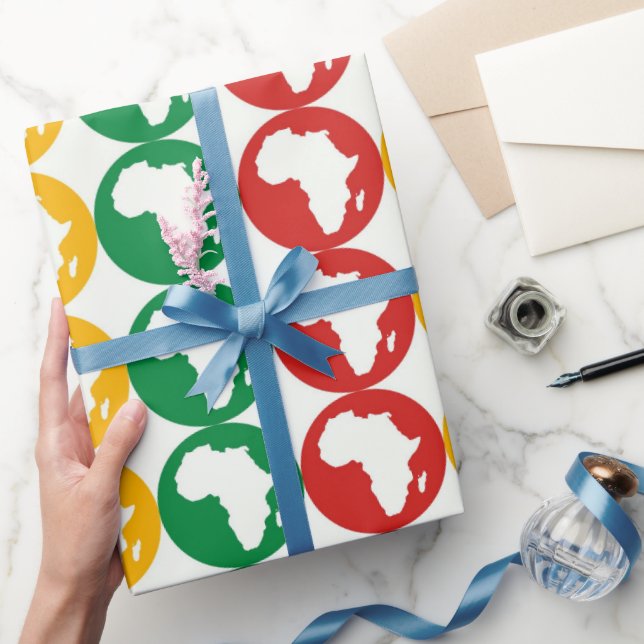 Svarta historiemånadens mönster  presentpapper (Gifting)