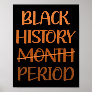Svarta historiemånadens period afroamerikanska kvi poster