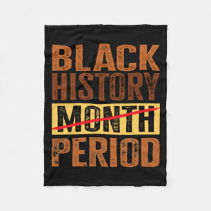 Svarta historiemånadens period melanin afrikanska fleecefilt