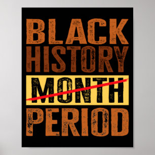 Svarta historiemånadens period melanin afrikanska poster