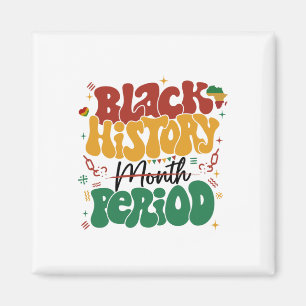 svarta historiemånadens period melanin afroamerika magnet