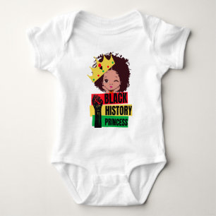Svarta historiemånadens prinsessa Svart tjej-magi T Shirt