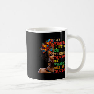 Svarta historiemånadens T-shirt afrikansk kvinna A Kaffemugg