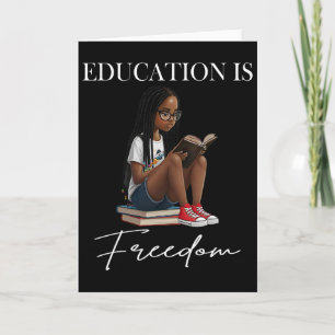 Svarta historiemånadens utbildning är Freedom Book Kort