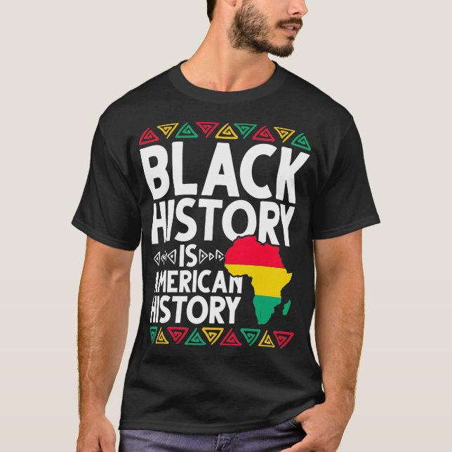 Svarta historien är Amerikansk historia BHM Gift A T Shirt (Framsida)