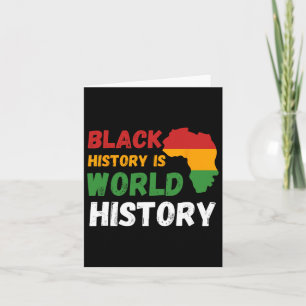 Svarta historien är världshistorik, afrikanska Ame Kort