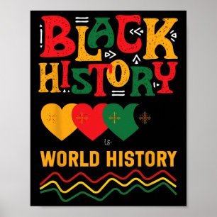 Svarta historien är World History Bhm Black Histor Poster