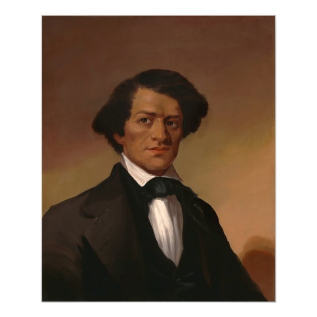 Svarta historien: Fred Douglass medborgerliga rätt Fototryck (Framsidan)