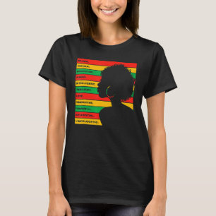 Svarta historiens månad Afrikas amerikanska Land C T Shirt